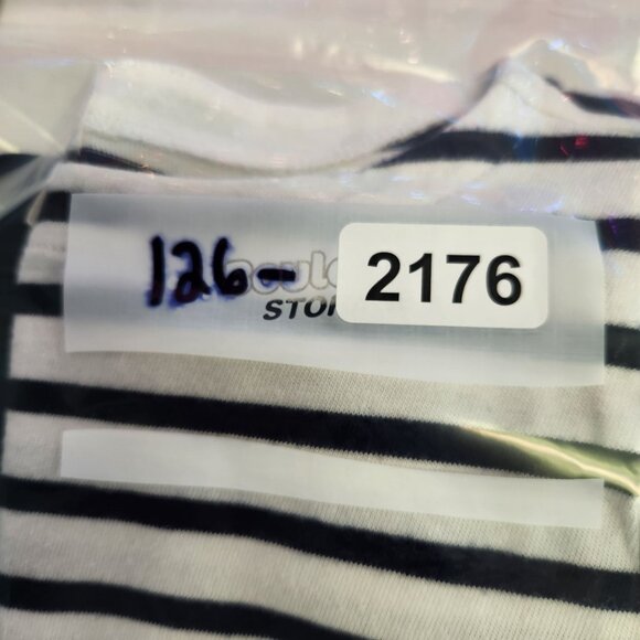 Crew Cuts Girls 6 Blue Striped Pullover Long Sleeve Dress 2176 - Picture 8 of 8